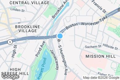 Map image of the property - 18 S Huntington Ave