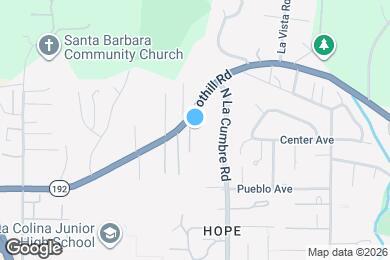 Map image of the property - 3935 Foothill Rd