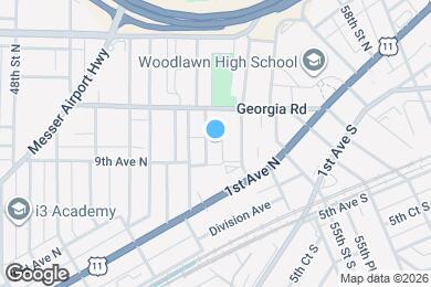 Map image of the property - 921 53rd St N