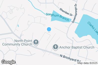 Map image of the property - 215 Merry Oak Ln