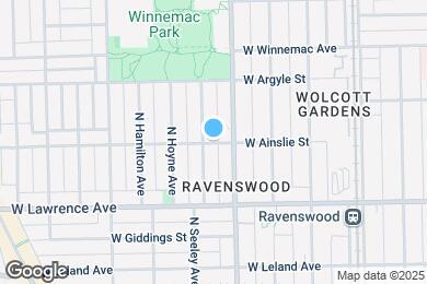 Map image of the property - 2020 W Ainslie St