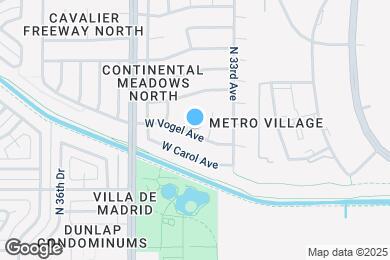 Map image of the property - 9601 N 34th Ave
