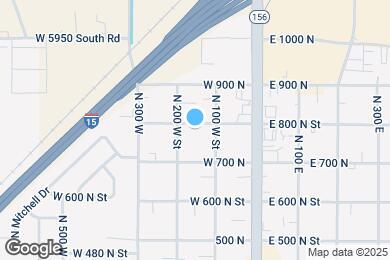 Map image of the property - 155 W 800 N