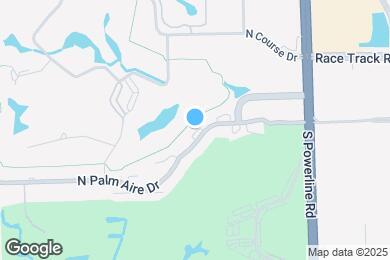 Map image of the property - 2801 N Palm Aire Dr
