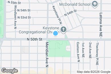 Map image of the property - 2126 N 50th St