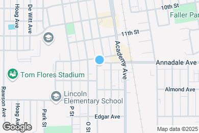Map image of the property - 1210 Sanger Ave