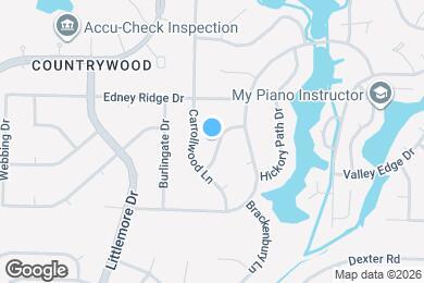 Map image of the property - 2231 Oak Hollow Ln