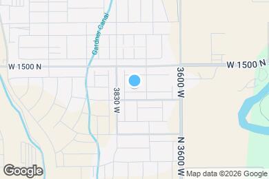 Map image of the property - 3758 W 1440 N