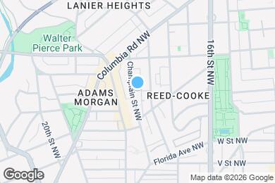 Map image of the property - 2337 Champlain Street NW