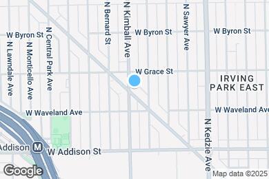 Map image of the property - 3735 N Kimball Ave