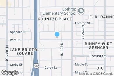 Map image of the property - 2516 Wirt St