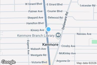 Map image of the property - 3055 Delaware Ave