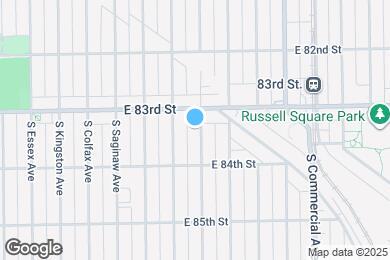 Map image of the property - 8320 S Burnham Ave