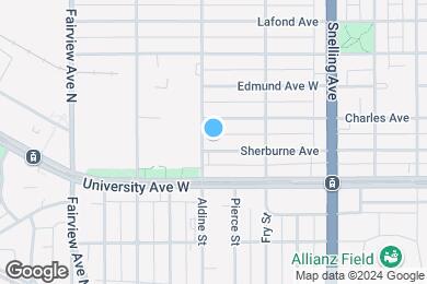 Map image of the property - 1693 Sherburne Ave