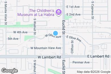 Map image of the property - 200 W Olive Ave