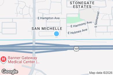 Map image of the property - 5339 E Hopi Ave