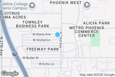 Map image of the property - 2308 W Orchid Ln