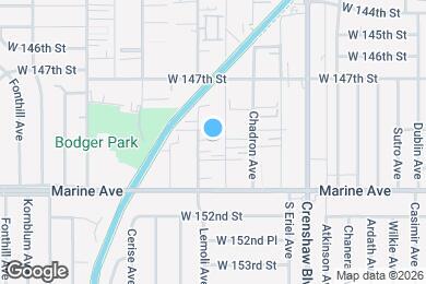 Map image of the property - 14906 Lemoli Ave