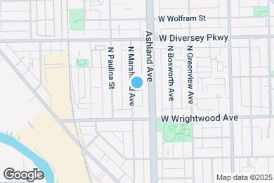Map image of the property - 2643 N Marshfield Ave
