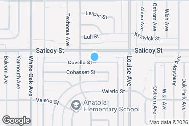 Map image of the property - 17432 Covello St