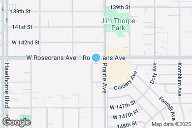 Map image of the property - 4020 Rosecrans Ave