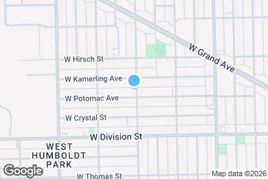 Map image of the property - 1307 N Keeler Ave