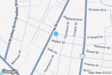 Map image of the property - 741 Griffin St