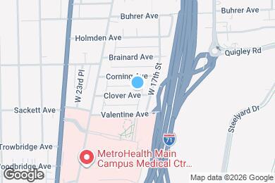 Map image of the property - 1802 Clover Ave