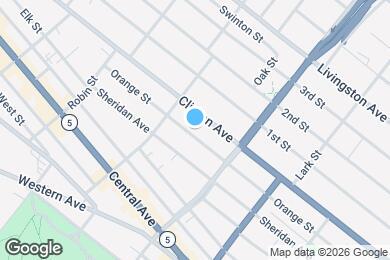 Map image of the property - 385 Orange St