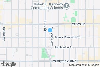 Map image of the property - 845 Normandie Ave