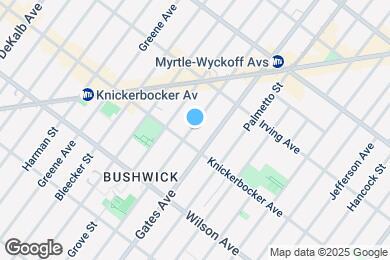 Map image of the property - Modern New Studio in Bushwick!