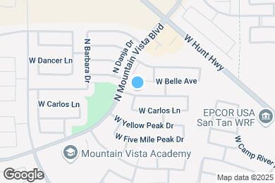 Map image of the property - 3318 W Santa Cruz Ave