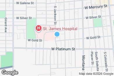 Map image of the property - 434 S Jackson St