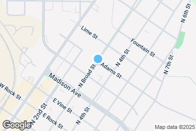 Map image of the property - 1027 N Broad St