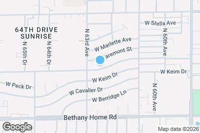 Map image of the property - 6232 W Rose Ln