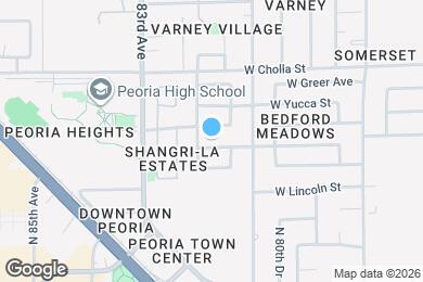 Map image of the property - 8142 W Mescal St