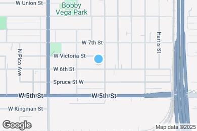 Map image of the property - 1120 W 6th St