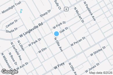 Map image of the property - 1125 N Ollie St