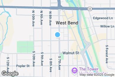 Map image of the property - 106 N 7th Ave