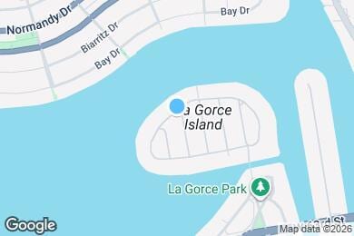 Map image of the property - 55 La Gorce Cir