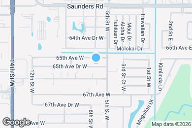 Map image of the property - 515 65th Ave Dr W