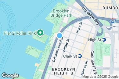 Map image of the property - 128 Columbia Heights