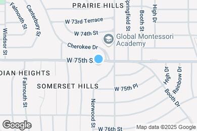 Map image of the property - 2805 W 75th St