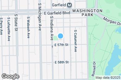 Map image of the property - 5642 S Prairie Ave