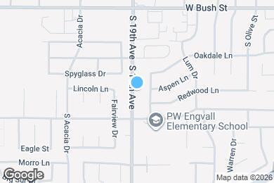 Map image of the property - 380 S 19th Ave