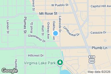 Map image of the property - 1692 Oakhurst Ave