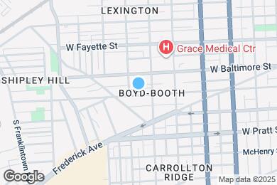 Map image of the property - 2128 Hollins St