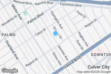Map image of the property - 3650 Jasmine Ave