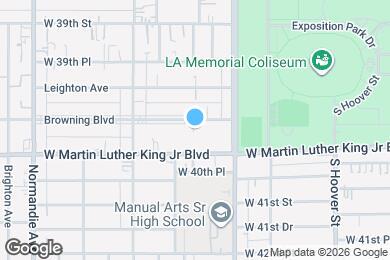Map image of the property - 1052 Browning Blvd