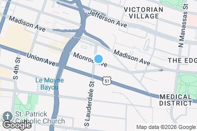 Map image of the property - 437 Monroe Ave